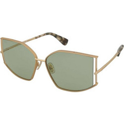 Max Mara MM0142 32N Γυναικεία Γυαλιά Ηλίου Πεταλούδα Μεταλλικά Χρυσά με Πράσινο Φακό