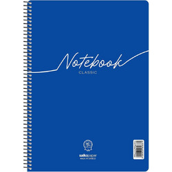 Salko Notebook Classic Σπιράλ Τετράδιο Ριγέ A4 60 Φύλλων 2 Θεμάτων Διάφορα Σχέδια 5837