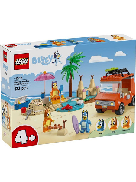 Lego Bluey's Beach & Family Car Trip για 4+ Ετών 11202