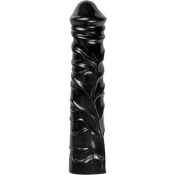 All Black August Ρεαλιστικό Dildo με Βεντούζα 32cm Μαύρο