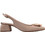 Marian Ante Γόβες Slingback με Χοντρό Χαμηλό Τακούνι Εκρού 5305