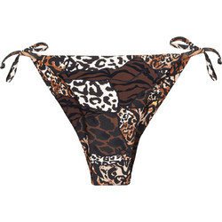Solano Echo Bikini Slip Animal Print Καφέ Μαύρο 40-3482