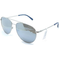 Moritz MZ11607 MJ06 Ανδρικά Γυαλιά Ηλίου Aviator Μεταλλικά Ασημί με Μαύρο Φακό