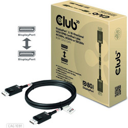 CLUB3D Καλώδιο DisplayPort 2.1 to DisplayPort Male 1.2m Black CAC-1091
