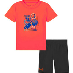 Under Armour Παιδικό Σετ για Αγόρι Καλοκαιρινό Κοραλί Μαύρο UASII1SE-616