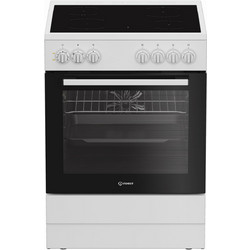 Indesit I6V5PMW Κουζίνα Ηλεκτρική 66lt με Κεραμικές Εστίες 60cm