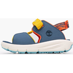Timberland Παιδικά Πέδιλα για Αγόρι Ανατομικά Πετρόλ Πορτοκαλί Κίτρινα TB0A6G14ETU1