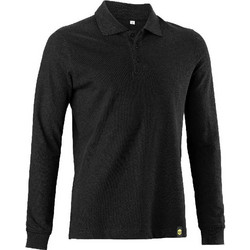 Diadora Ανδρική Μπλούζα Polo Μακρυμάνικη Μαύρη 160.300018-0013