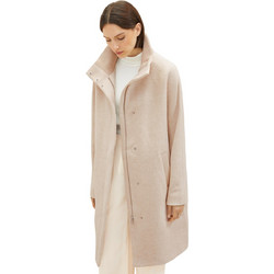 Tom Tailor Γυναικείο Ημίπαλτο Μάλλινο Nude 1038678-33755