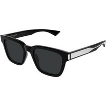 Saint Laurent SL790 001 Ανδρικά Γυαλιά Ηλίου Τετράγωνα Κοκάλινα Μαύρα με Μαύρο Φακό