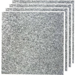 Citronic SAT12 Ηχοαπορροφητικά Πάνελ 60x60x1.2cm 4τμχ Ασημί Γκρι