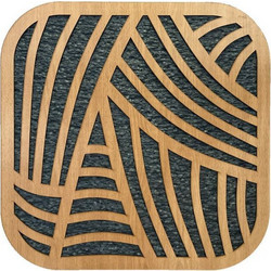 AcouCeLL Rec Ηχοαπορροφητικά Πάνελ 45x45x5.5cm 6τμχ Wood Φύλλο