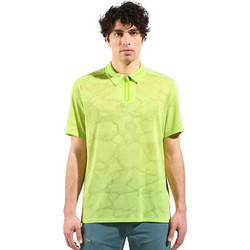 Odlo Ascent Ανδρική Αθλητική Μπλούζα Polo Lime 554222-40417