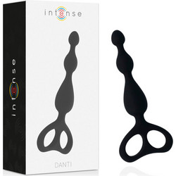 Intense Danti Πρωκτικές Μπίλιες 17.5cm Μαύρες D-216037
