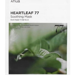 Anua Heartleaf 77% Soothing Sheet Μάσκα Προσώπου για Ενυδάτωση & Καταπράυνση 25ml