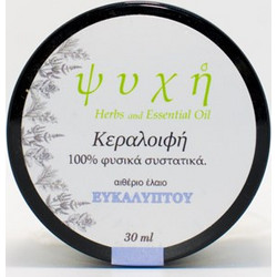 Ψυχή Κεραλοιφή με Αιθέριο Έλαιο Ευκαλύπτου για Εντριβές 30ml