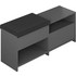 Hanah Home Παπουτσοθήκη Σκαμπό Ξύλινη Ανθρακί M120.3xΠ40.5xΥ51cm 855DTE5159