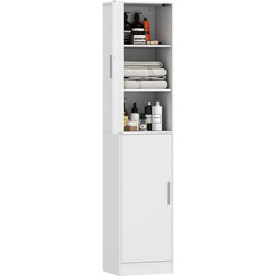 HOMCOM Στήλη Μπάνιου Δαπέδου Ξύλινη 836-605V90WT