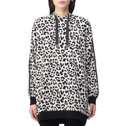 Liu Jo Γυναικείο Φούτερ Oversized με Κουκούλα Εκρού TF2256J61829242-R9242