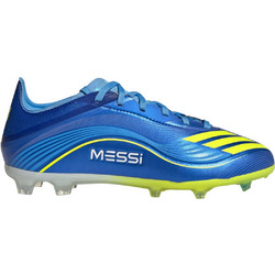 Adidas F50 Messi Elite FG JP7450 Παιδικά Ποδοσφαιρικά Παπούτσια με Τάπες Μπλε Κίτρινα