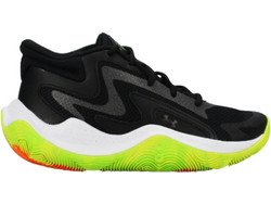 Under Armour Jet '25 Παιδικά Αθλητικά Παπούτσια για Μπάσκετ Μαύρα Lime 6001587-002
