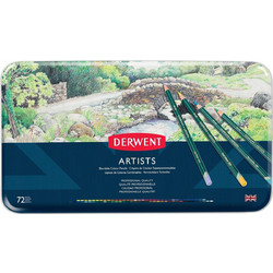 Derwent Artist Κασετίνα Ξυλομπογιές Σετ 72τμχ