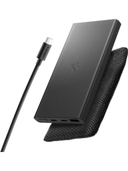 Spigen EA2210 Power Bank 10000mAh 22.5W με Θύρα USB-A & 2 Θύρες USB-C Quick Charge 3.0 & Power Delivery Black