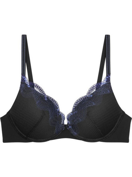 Triumph Comfort GLAM Σουτιέν για Βαθύ Ντεκολτέ Push Up με Μπανέλα Μαύρο 10224965-0004