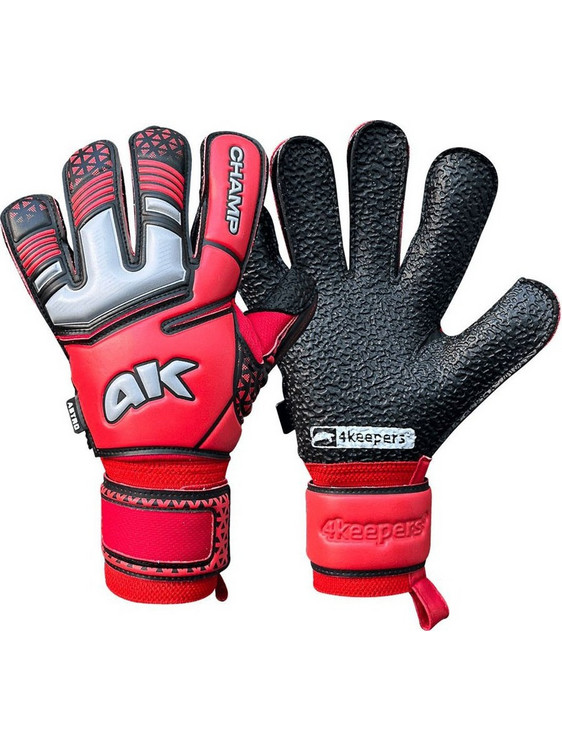 4Keepers Champ Astro VII HB Γάντια Τερματοφύλακα Μαύρα Κόκκινα S994098