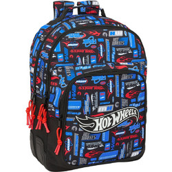 Safta Hot Wheels Σχολική Τσάντα Πλάτης Δημοτικού Πολύχρωμη S4312730