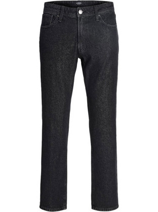 Jack & Jones JJ Rebel Ανδρικό Τζιν Παντελόνι Κανονική Εφαρμογή Μαύρο 12290045