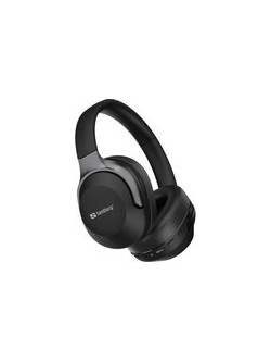 Sandberg Travel Ασύρματα Bluetooth Ακουστικά Over Ear με Noise Cancelling Μαύρα