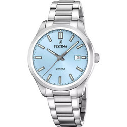 Festina Ανδρικό Ρολόι με Ασημί Μεταλλικό Μπρασελέ F20736/2