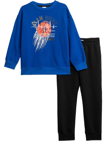 Funky Παιδικό Σετ Φόρμας Royal Blue Μαύρο 226-117121-2