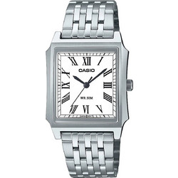 Casio Ανδρικό Ρολόι με Ασημί Μεταλλικό Μπρασελέ MTP-B190D-7BVEF