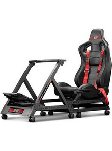 Next Gt Track Καρέκλα Gaming Δερματίνης Μαύρη Κόκκινη NLR-S009