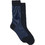 Hugo Boss Ανδρικές Κάλτσες Ψηλές με Σχέδια Navy Μπλε 2Pack 50487872-401