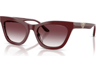 Emporio Armani EA4259U 63238H Γυναικεία Γυαλιά Ηλίου Cat Eye Κοκάλινα Καφέ με Καφέ Φακό