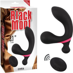 Chisa Novelties Black Mont P-spot Probe Πρωκτικός Δονητής Ασύρματος 7.9cm Μαύρος