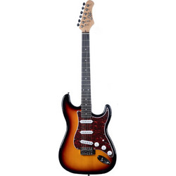Eko Guitars Tribute 100 ST100 Ηλεκτρική Κιθάρα ST Style με Μαγνήτες SSS Sunburst