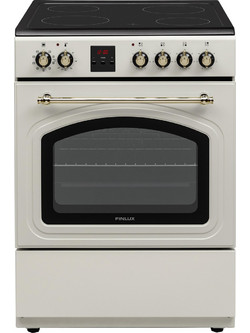 Finlux FLCR 600MDT Κουζίνα Ηλεκτρική 69lt με Κεραμικές Εστίες 60cm