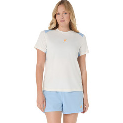 ASICS Padel Court SS Γυναικείο Αθλητικό T-Shirt Λευκό 2042A380-100