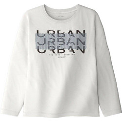 Name It Urban Παιδικό T-Shirt Μακρυμάνικο Λευκό 13234715