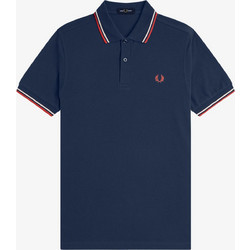 Fred Perry Ανδρική Μπλούζα Polo Κοντομάνικη Navy Μπλε M3600-Z57