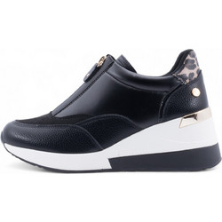 Xti Γυναικεία Sneakers Flatforms Μαύρα 144655