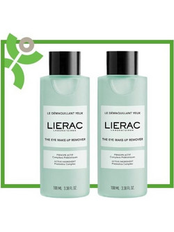 Lierac The Eye Make-Up Remover Micellar Water Ντεμακιγιάζ 2x100ml