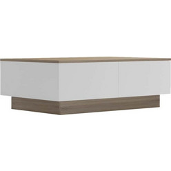 Pakoworld Winey Τραπεζάκι Σαλονιού Ορθογώνιο MDF με Ξύλινη Βάση Μ90xΠ60xΥ31.5cm 230-000110