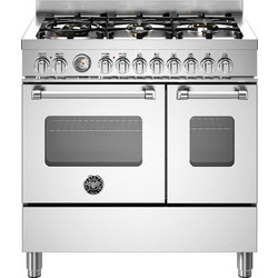 Bertazzoni MAS96L2EXT Κουζίνα Ηλεκτρική με Εστίες Αερίου 89.5cm