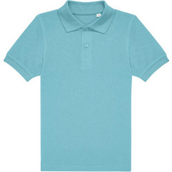 B&C Collection Παιδικό Polo Κοντομάνικο Meta Τιρκουάζ PK001