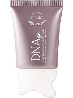 Aurora DNAge Telomere Defence Overnight Κρεμώδης Μάσκα Προσώπου με Υαλουρονικό 80ml